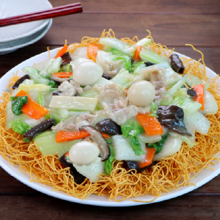 五目あんかけかた焼きそば