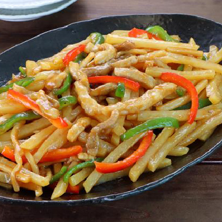 じゃがいも肉絲