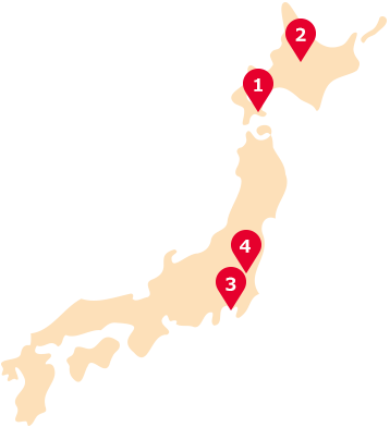 工場・工房の地図