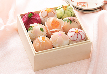 お花見てまり寿司弁当