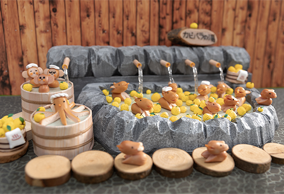 カピバラのお風呂