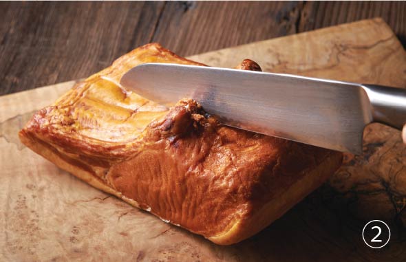 画像：切り分けの様子